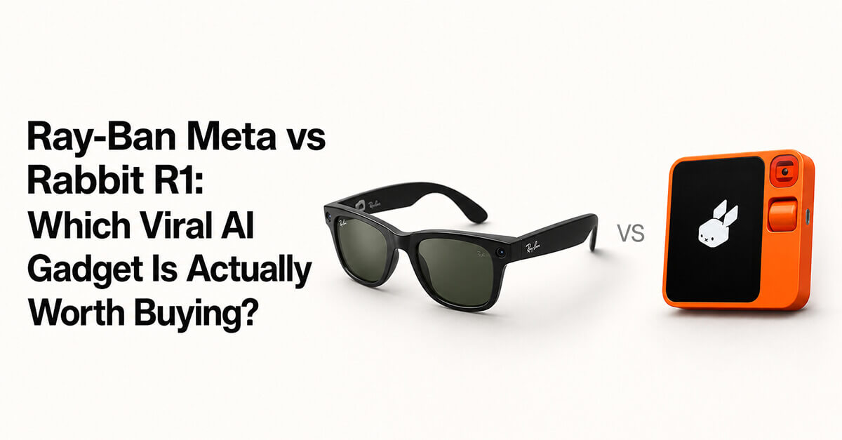 Ray-Ban Meta vs Rabbit R1: Which Viral AI Gadget Is Actually Worth Buying?